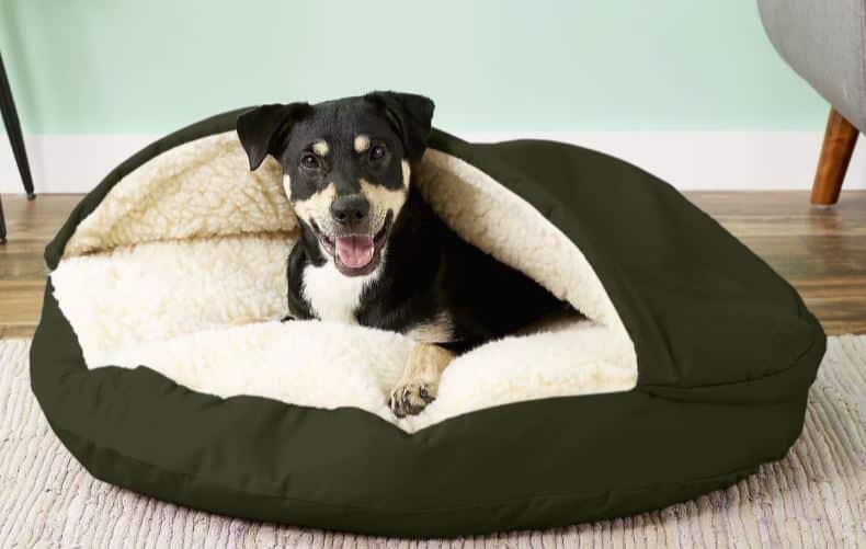 Snoozer Pet Products Άνετο κρεβάτι σκύλου με σκεπασμένο σπήλαιο